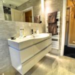 new bathroom wetroom with Laufen vanity unit