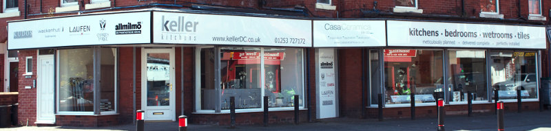 Keller's showroom in the centre of Lytham
