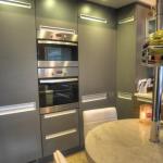 tall units feature Teka built in oven and microwave